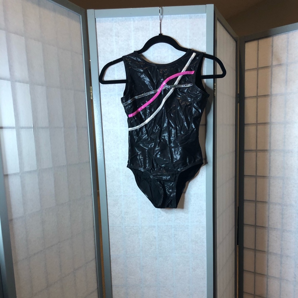 Girls black Freestyle by Danskin leotard